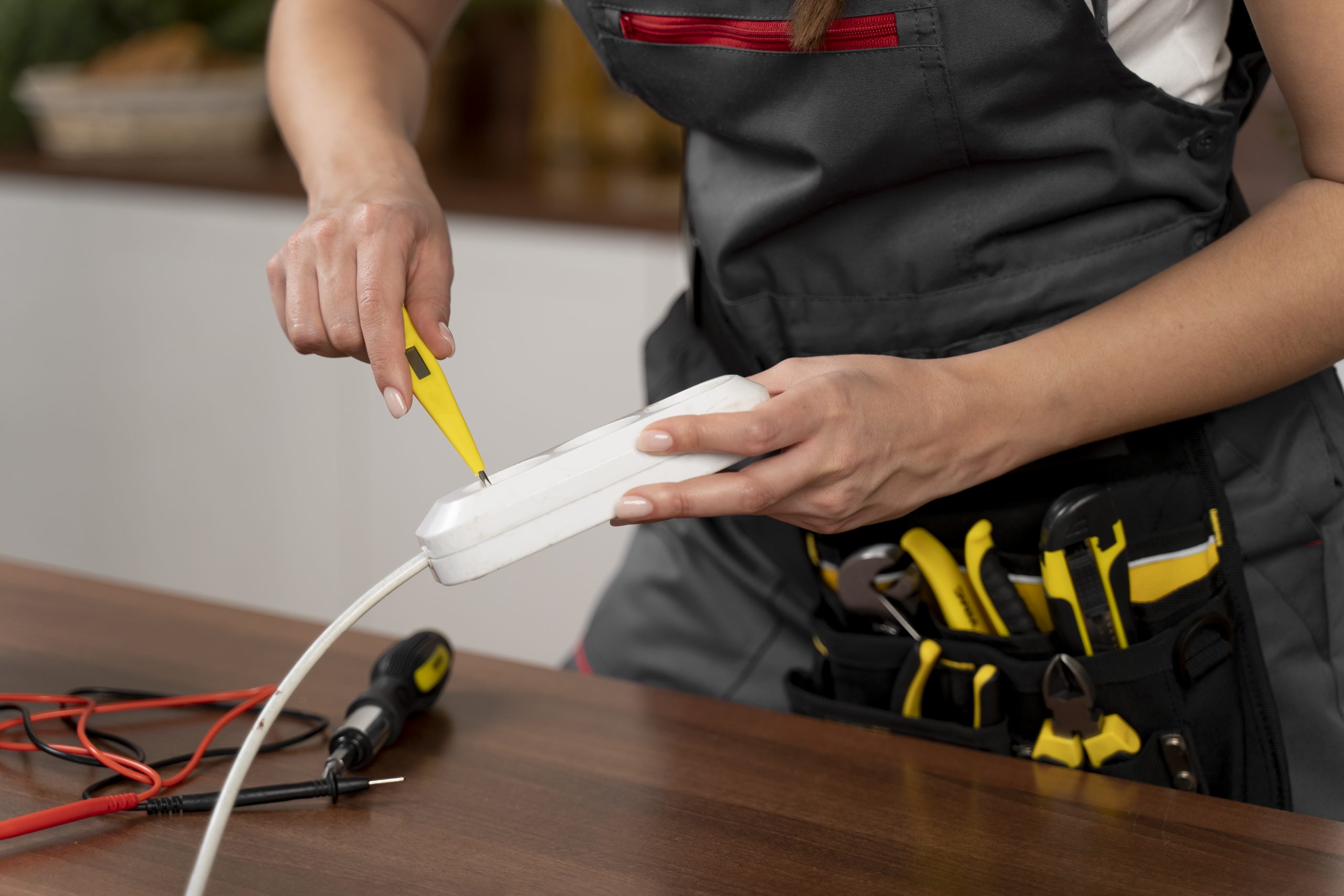 Service Maintenance Worker Repairing